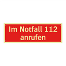Im Notfall 112 anrufen