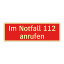 Im Notfall 112 anrufen