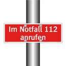 Im Notfall 112 anrufen
