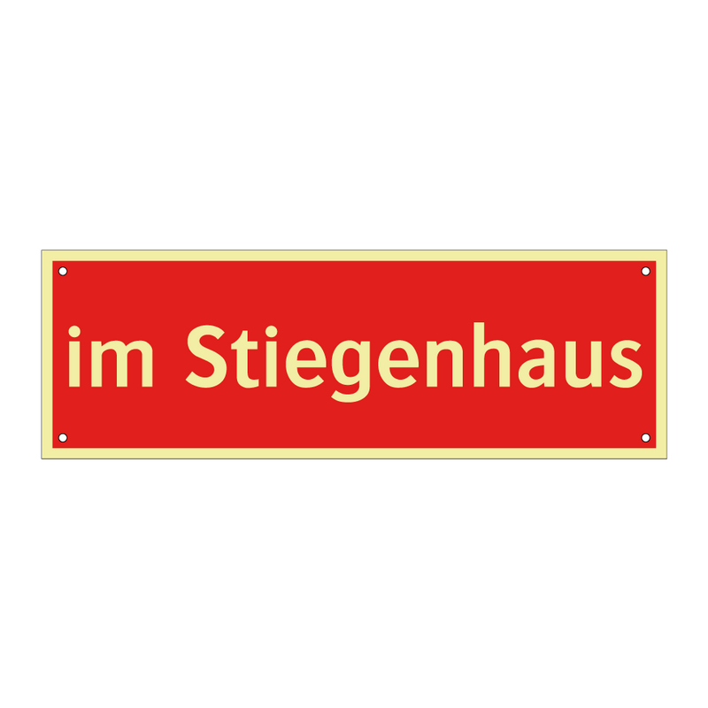 im Stiegenhaus