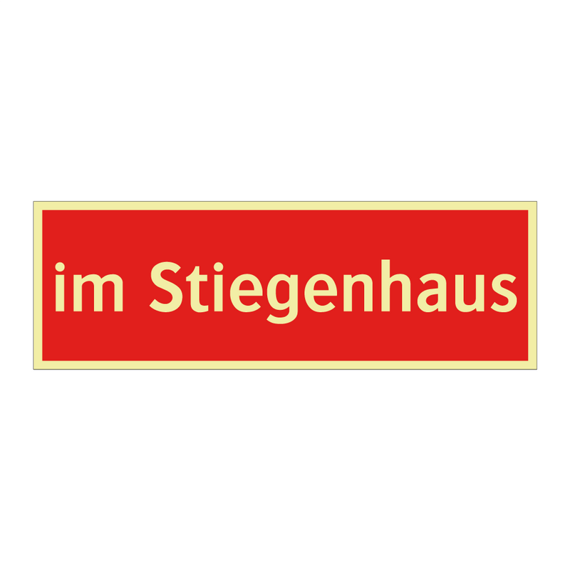 im Stiegenhaus