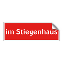 im Stiegenhaus