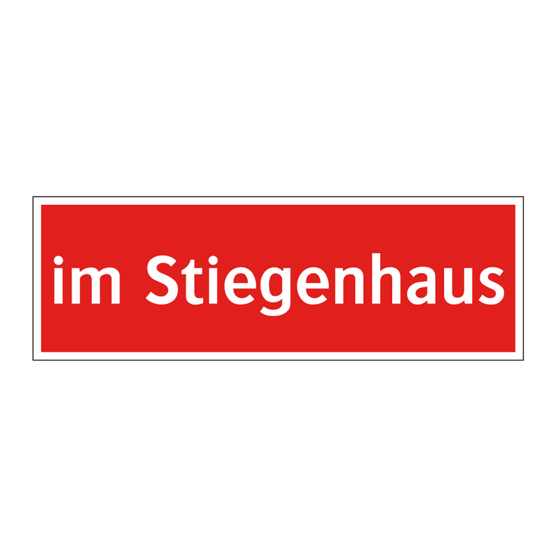 im Stiegenhaus