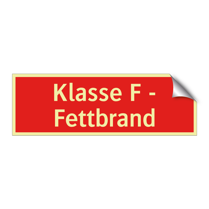 Klasse F - Fettbrand