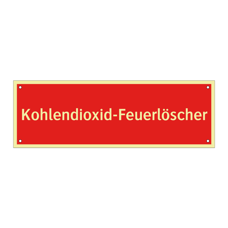 Kohlendioxid-Feuerlöscher