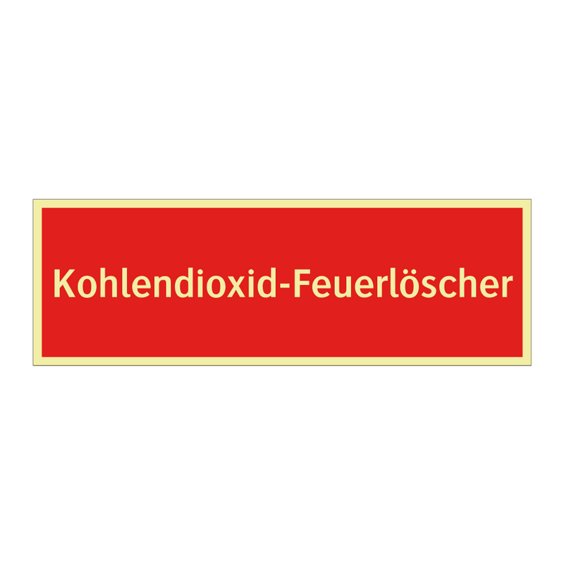 Kohlendioxid-Feuerlöscher