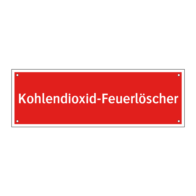 Kohlendioxid-Feuerlöscher