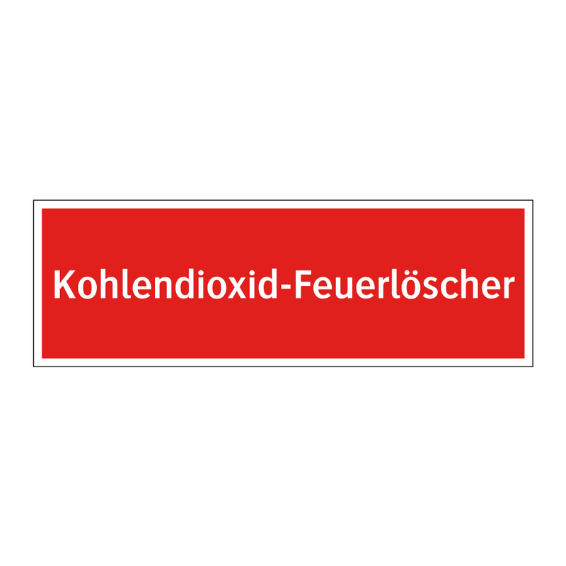 Kohlendioxid-Feuerlöscher