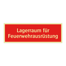 Lagerraum für Feuerwehrausrüstung