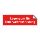 Lagerraum für Feuerwehrausrüstung
