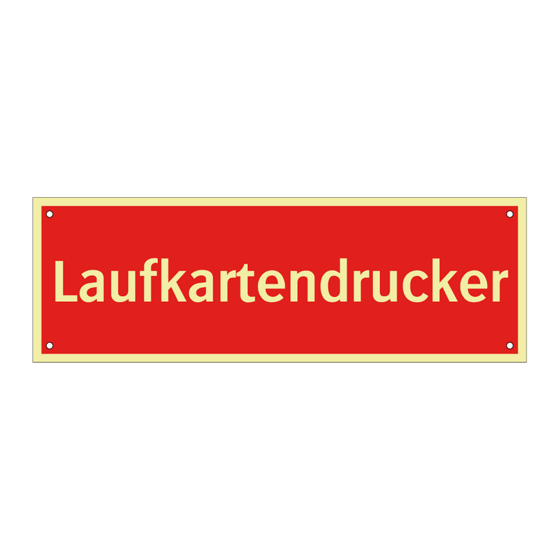 Laufkartendrucker
