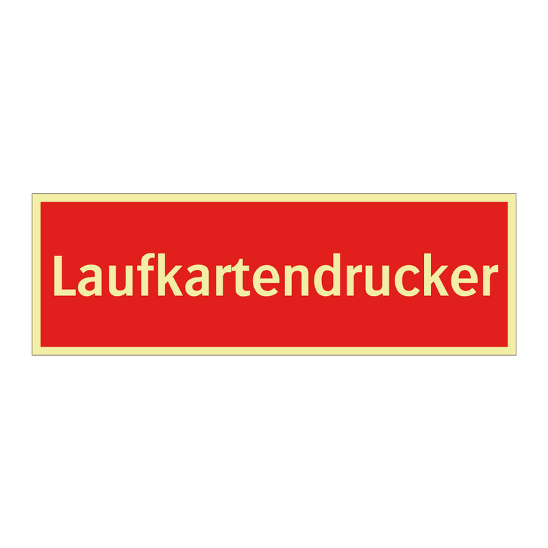 Laufkartendrucker