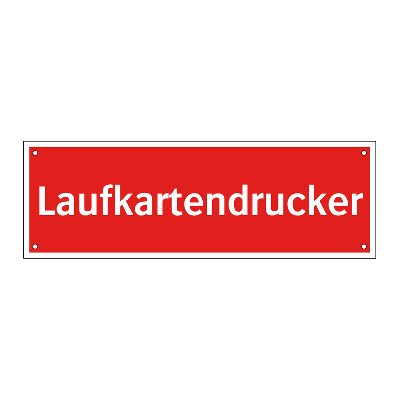 Laufkartendrucker