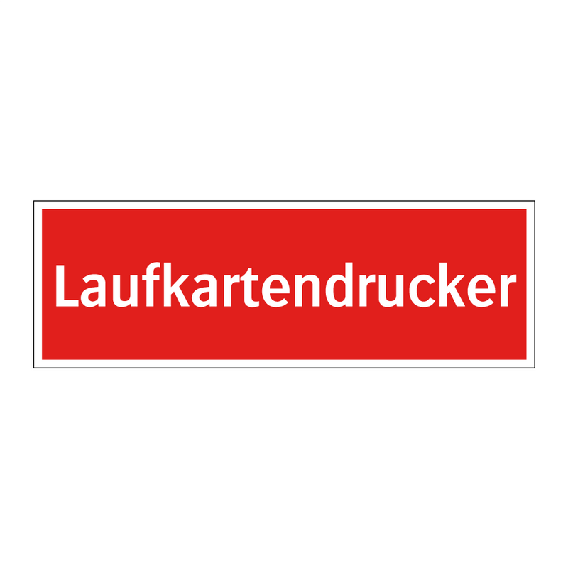 Laufkartendrucker