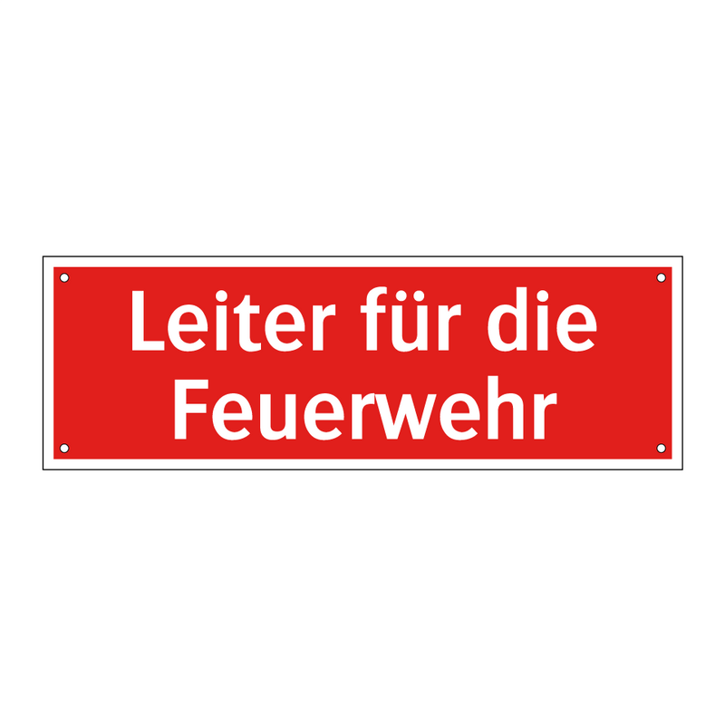 Leiter für die Feuerwehr