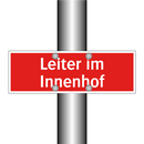 Leiter im Innenhof
