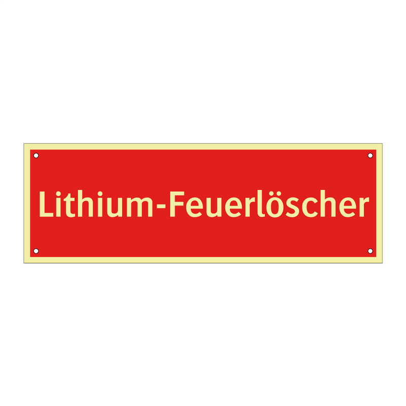 Lithium-Feuerlöscher