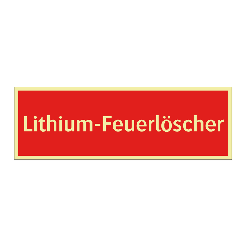 Lithium-Feuerlöscher