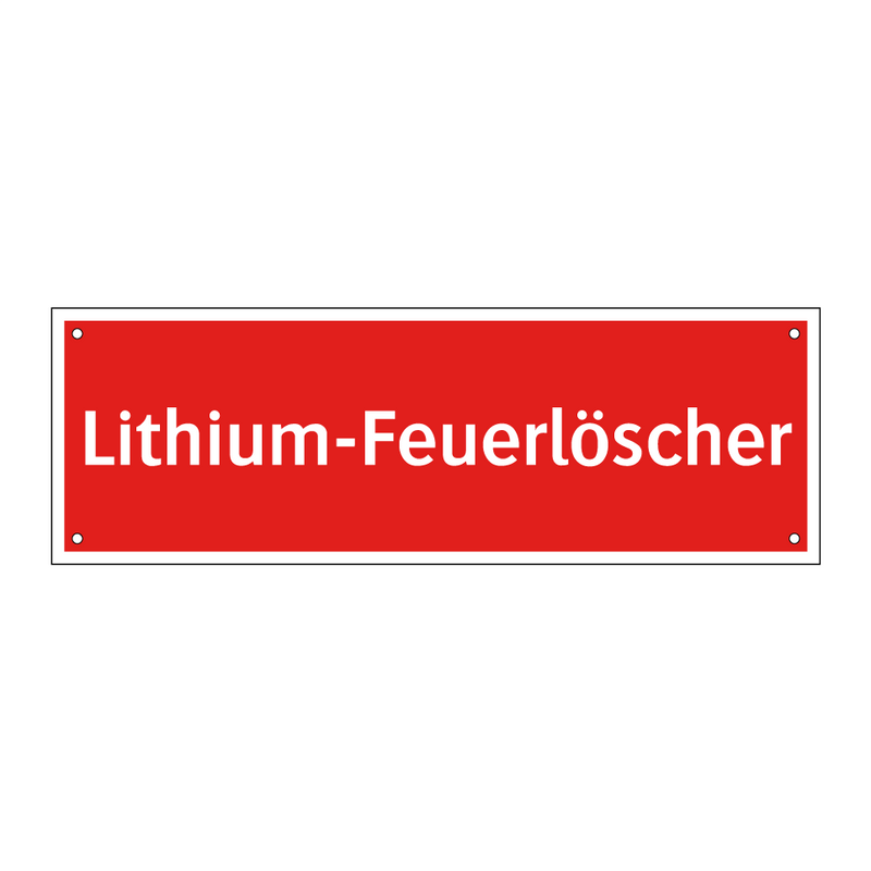 Lithium-Feuerlöscher
