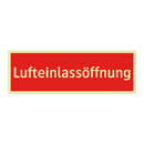 Lufteinlassöffnung