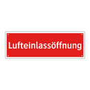 Lufteinlassöffnung
