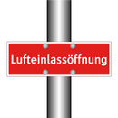 Lufteinlassöffnung