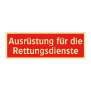 Ausrüstung für die Rettungsdienste