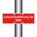 Luftzufuhröffnung für NRA