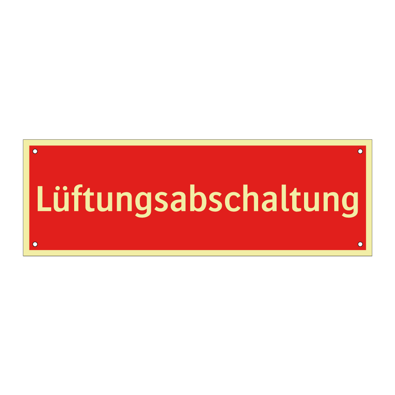 Lüftungsabschaltung
