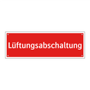 Lüftungsabschaltung