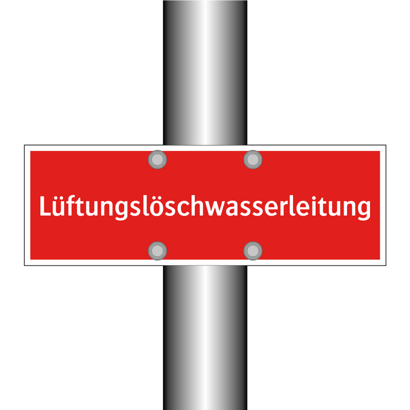 Lüftungslöschwasserleitung