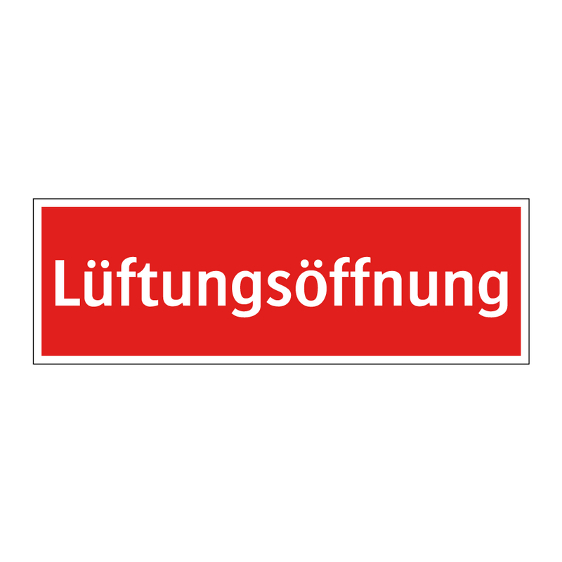 Lüftungsöffnung