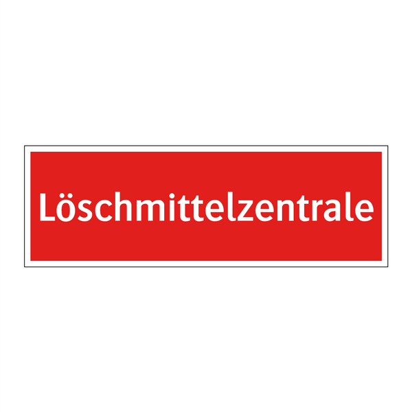 Löschmittelzentrale