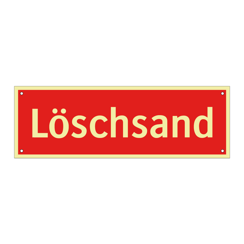 Löschsand