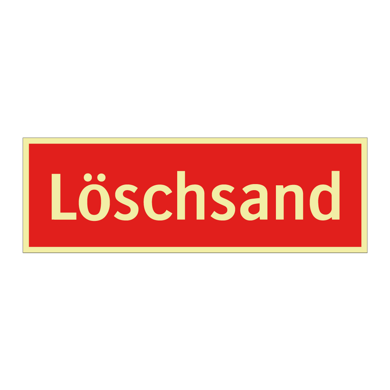 Löschsand
