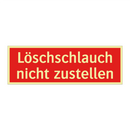 Löschschlauch nicht zustellen