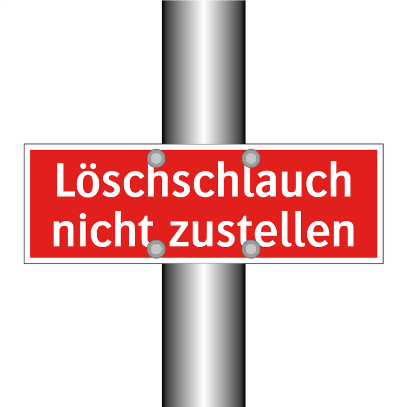 Löschschlauch nicht zustellen
