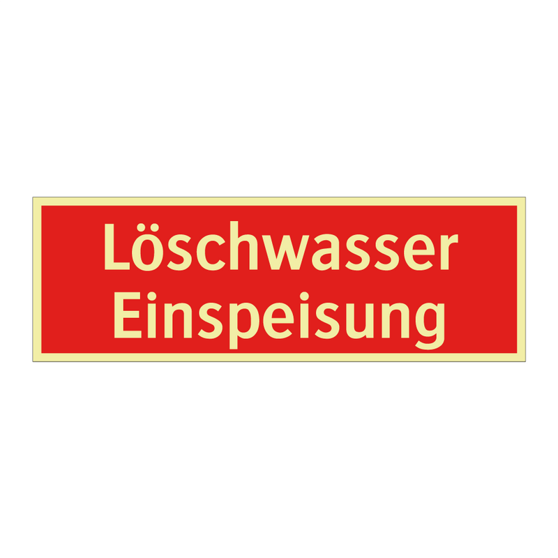 Löschwasser Einspeisung