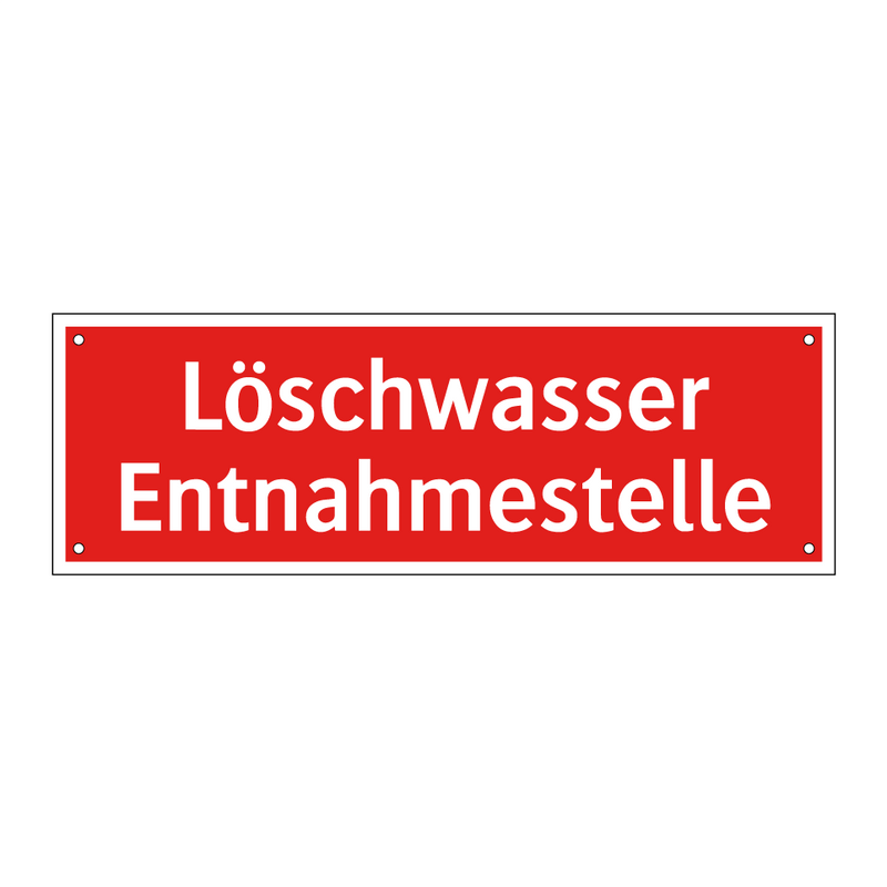 Löschwasser Entnahmestelle