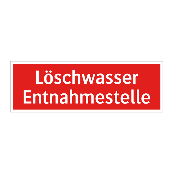 Löschwasser Entnahmestelle