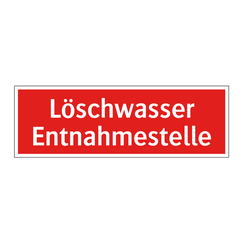 Löschwasser Entnahmestelle