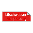 Löschwasser- einspeisung