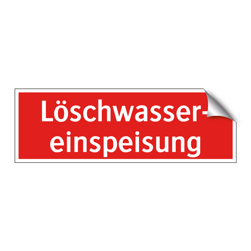Löschwasser- einspeisung