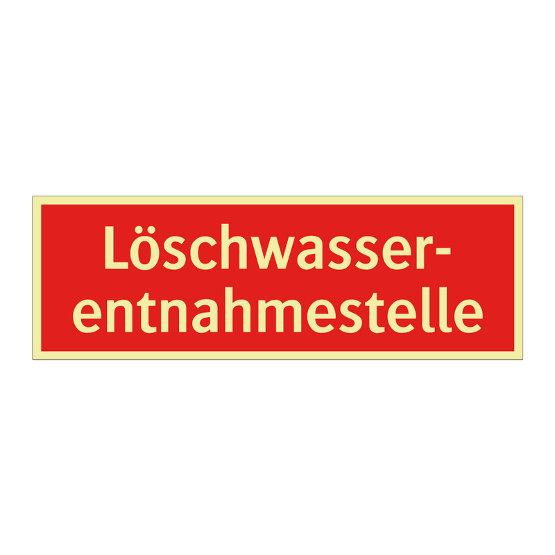 Löschwasser- entnahmestelle