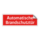 Automatische Brandschutztür