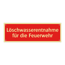 Löschwasserentnahme für die Feuerwehr