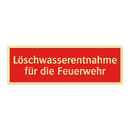 Löschwasserentnahme für die Feuerwehr