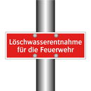 Löschwasserentnahme für die Feuerwehr