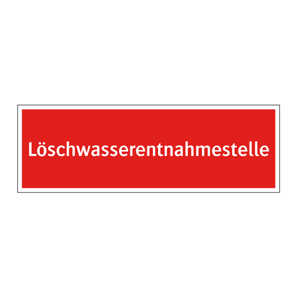 Löschwasserentnahmestelle