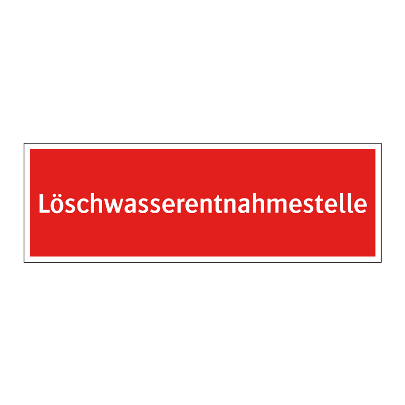 Löschwasserentnahmestelle